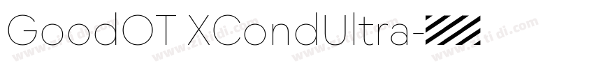 GoodOT XCondUltra字体转换